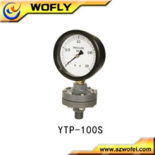 steam boiler silicone oil diaphragm pressure gauge